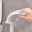 Brosse wc plate en silicone