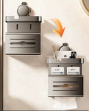 Support papier toilette ventouse