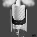 Accessoire wc aluminium brosse