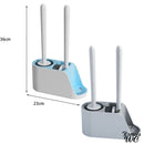 Balai brosse wc double