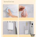 Balayette wc double brosse