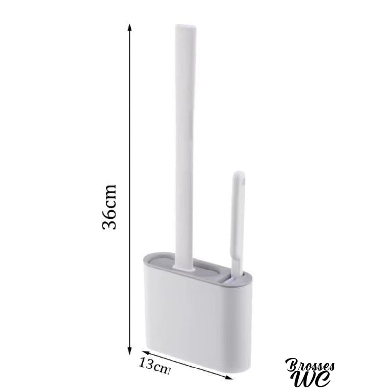 Brosse 2 têtes wc