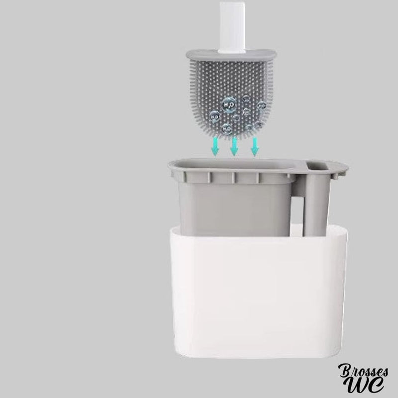 Brosse 2 têtes wc