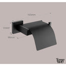 Brosse a wc avec support papier wc noir