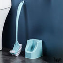 Brosse a wc bleu
