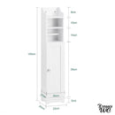 Brosse a wc et papier toilette integré