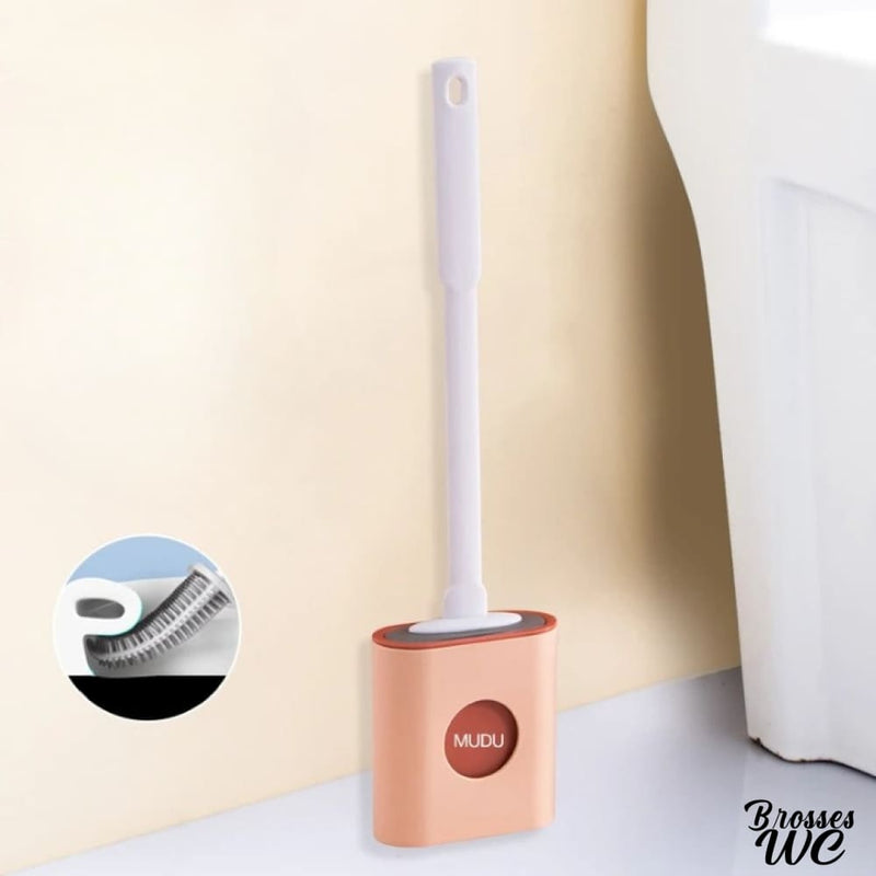 Brosse a wc plate