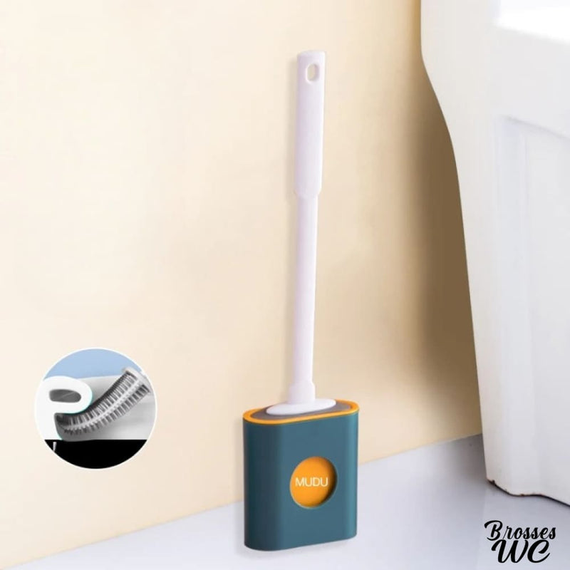 Brosse a wc plate