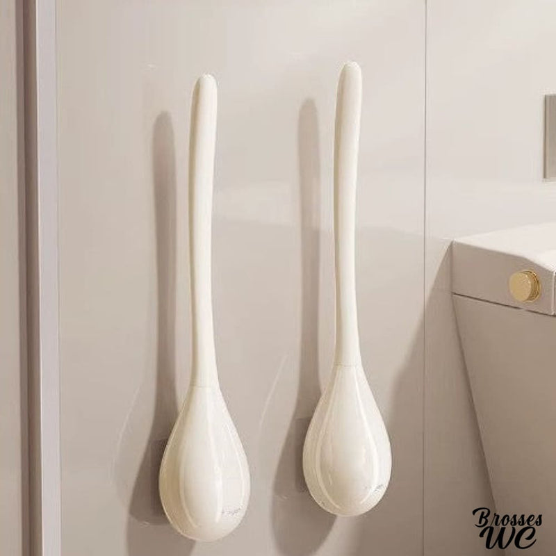 Brosse douce avec support elegant pour wc