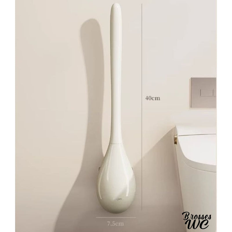 Brosse douce avec support elegant pour wc