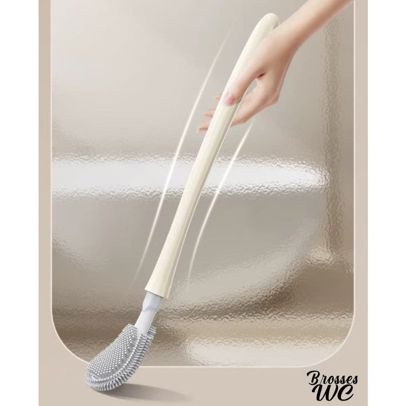 Brosse douce avec support elegant pour wc