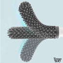 Brosse en silicone pour wc