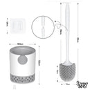 Brosse en silicone wc