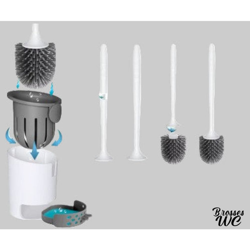 Brosse en silicone wc