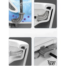 Brosse et papier wc mural