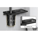 Brosse et papier wc mural