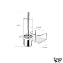 Brosse et porte papier pour wc