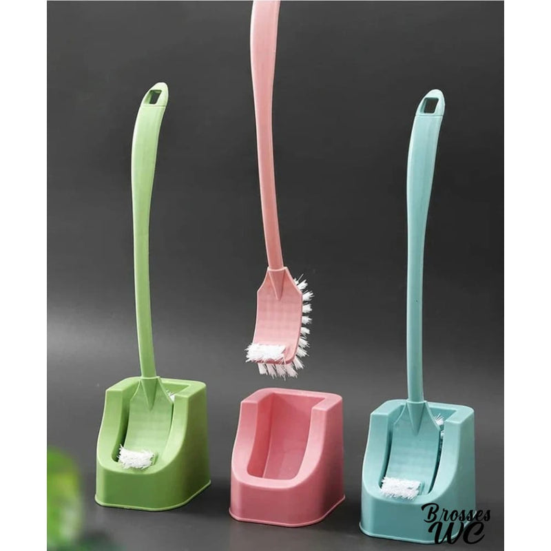 Brosse incurve en plastique pour wc