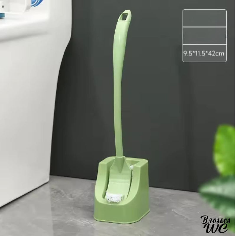 Brosse incurve en plastique pour wc