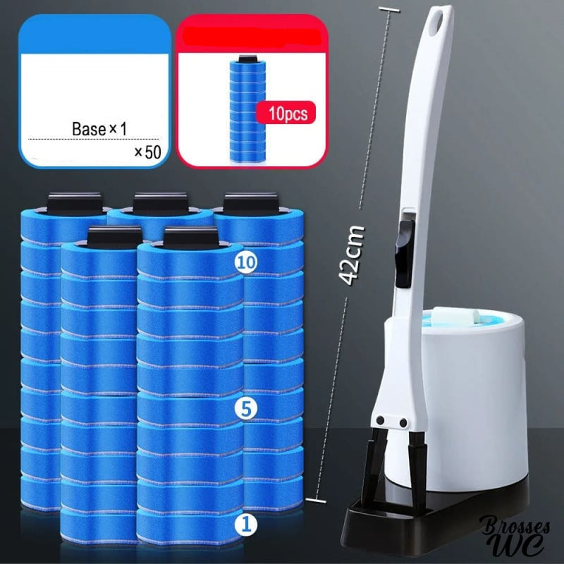 Brosse nettoyante wc avec recharge