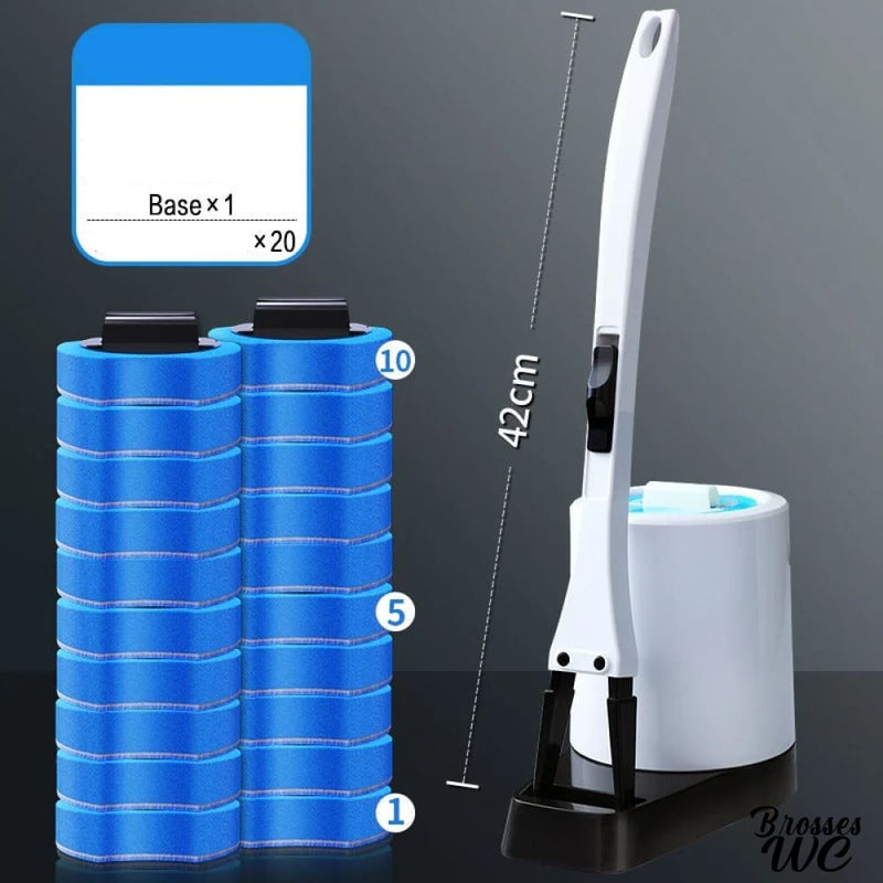 Brosse nettoyante wc avec recharge