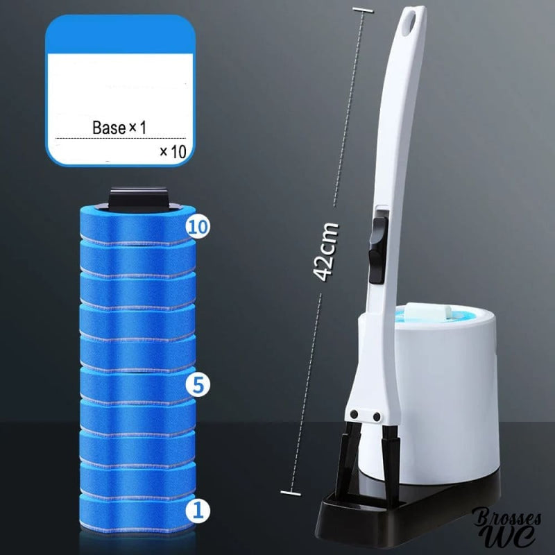 Brosse nettoyante wc avec recharge