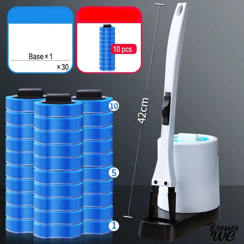 Brosse nettoyante wc avec recharge