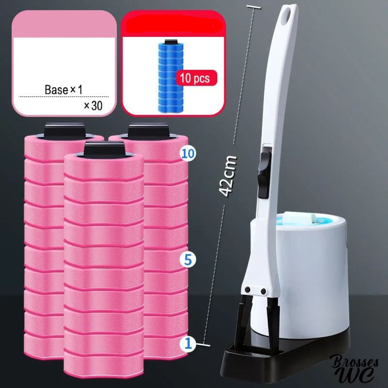 Brosse nettoyante wc avec recharge