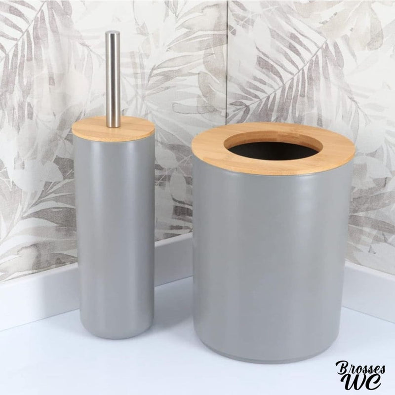 Brosse poubelle wc bambou