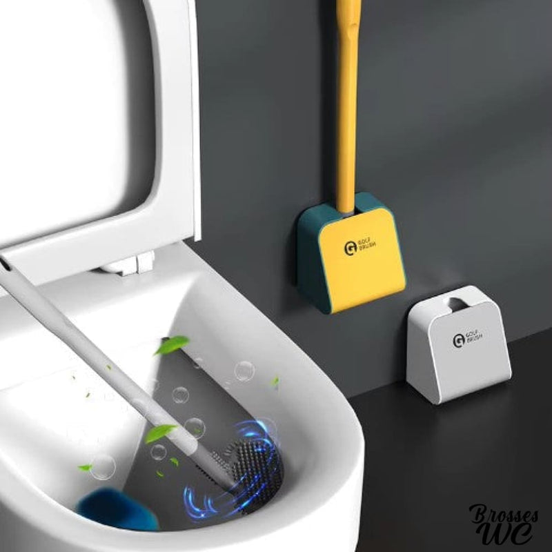 Brosse pour wc a tete etroite