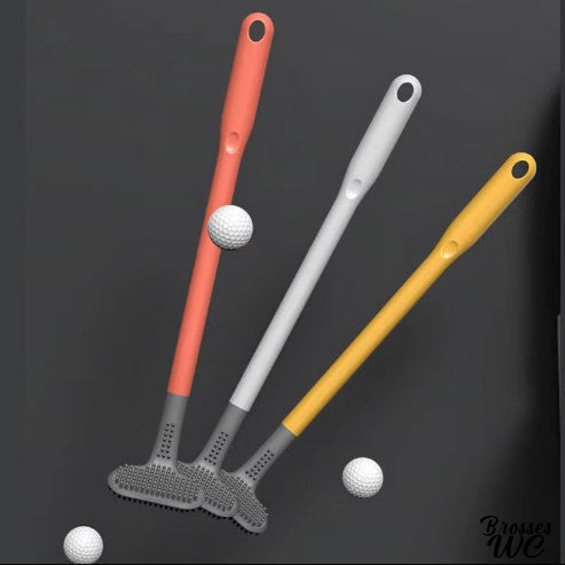 Brosse pour wc a tete etroite