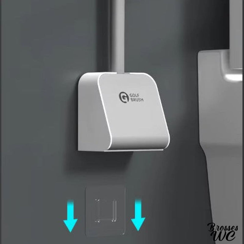 Brosse pour wc a tete etroite