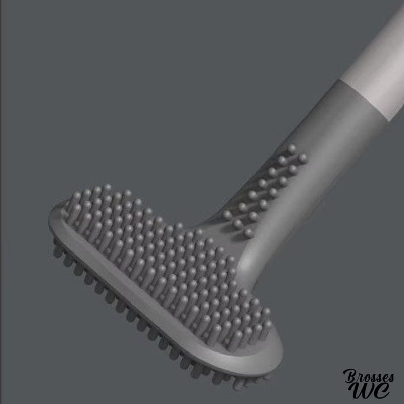 Brosse pour wc a tete etroite