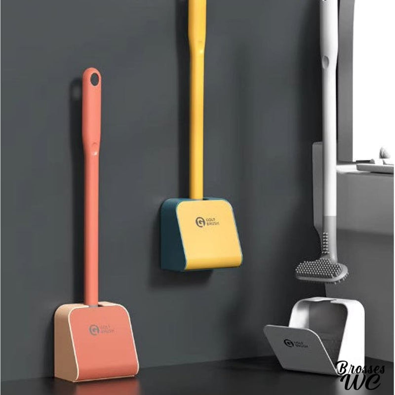 Brosse pour wc a tete etroite