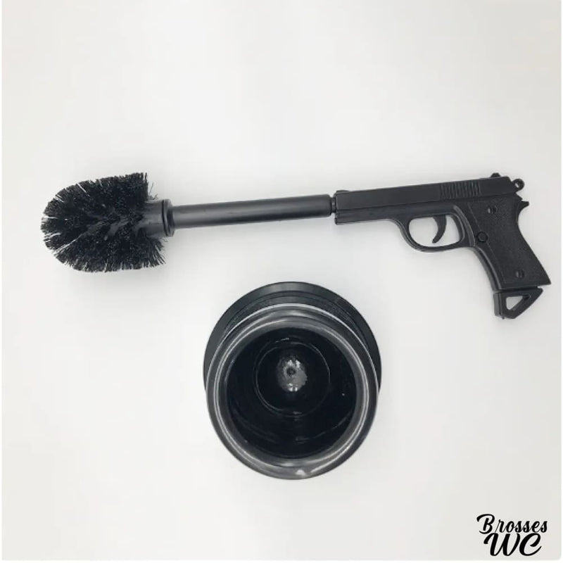 Brosse pour wc pistolet