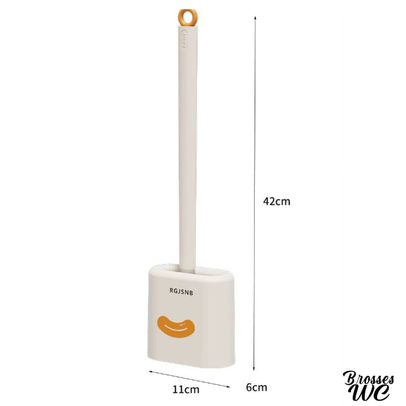 Brosse souple silicone pour wc