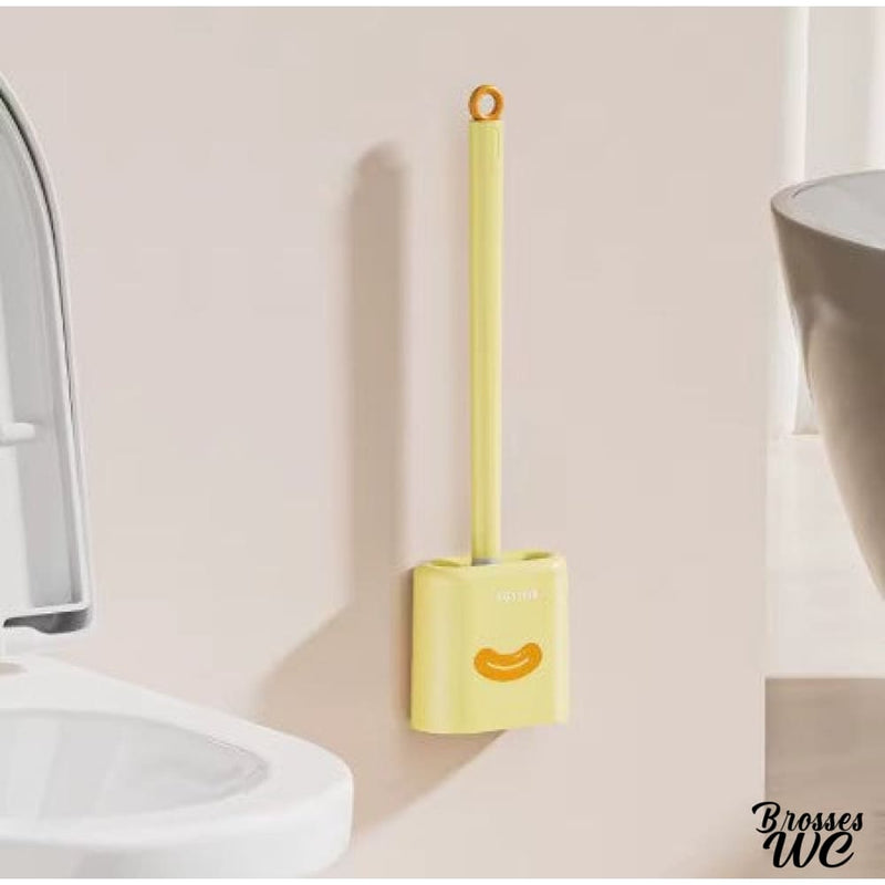 Brosse souple silicone pour wc