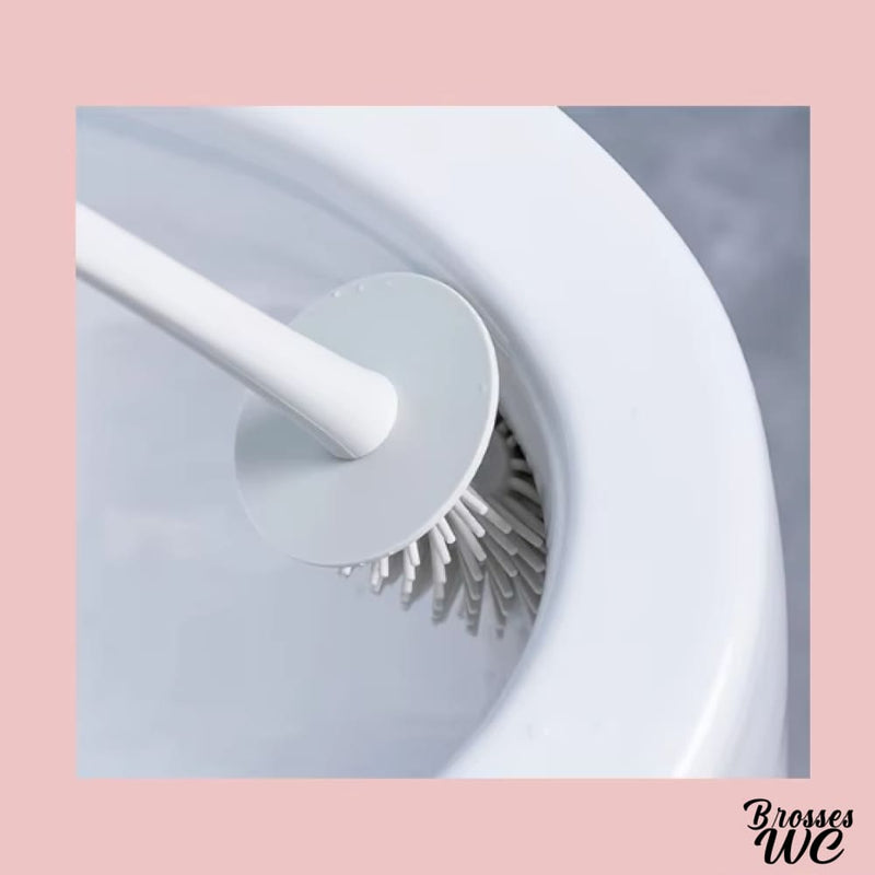 Brosse souple silicone pour wc