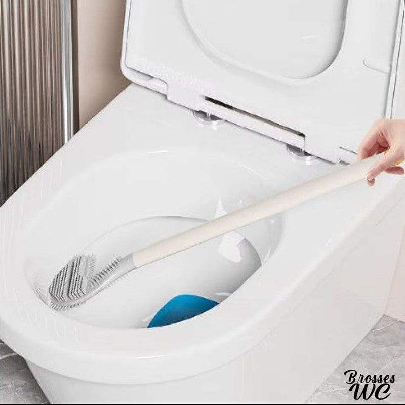 Brosse souple silicone pour wc