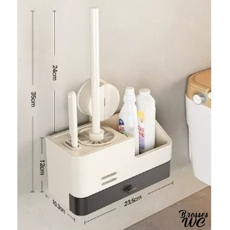 Brosse toilette avec produit