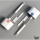 Brosse wc à deux brosses blanc