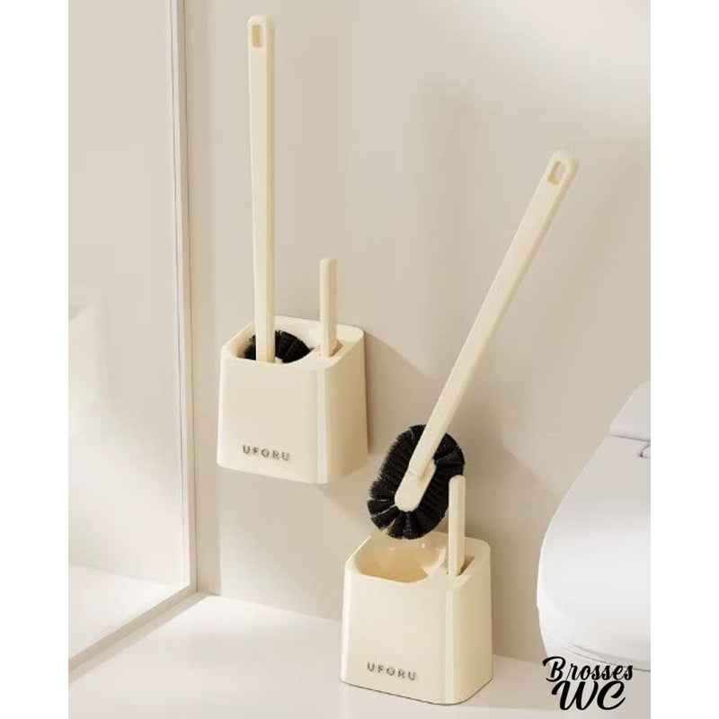 Brosse wc a deux brosses