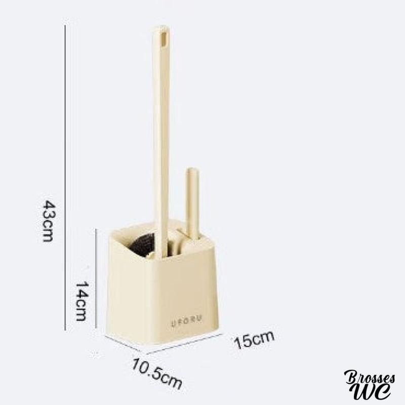 Brosse wc a deux brosses