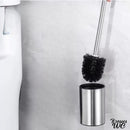 Brosse wc acier brossé