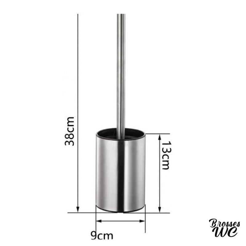 Brosse wc acier brossé