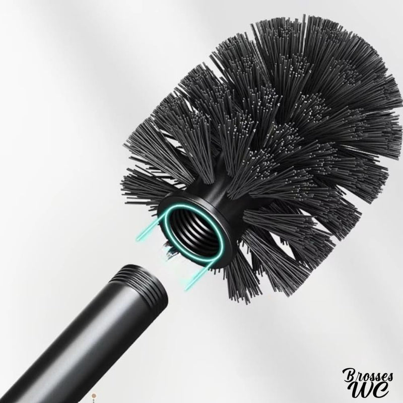 Brosse wc acier industriel