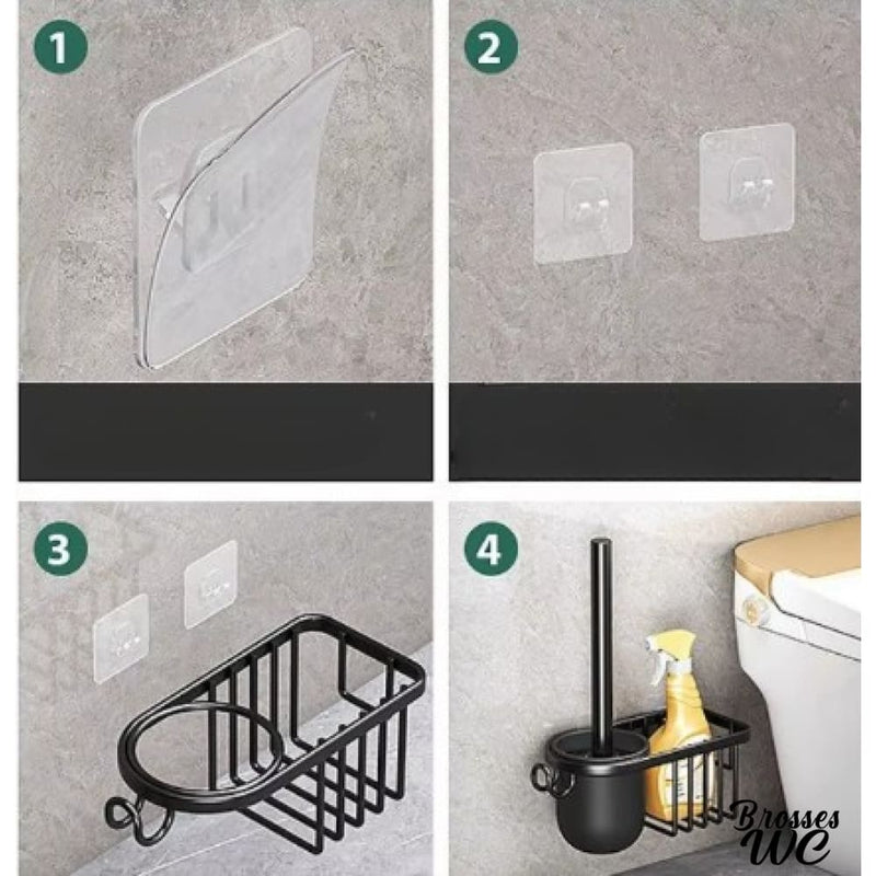 Brosse wc acier industriel