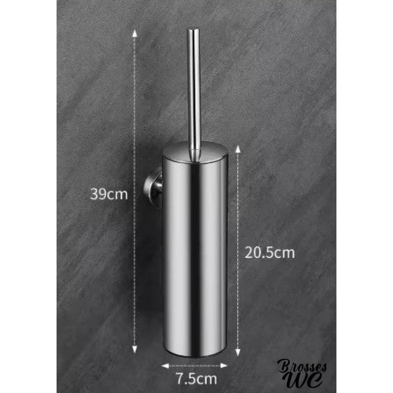 Brosse wc acier inoxydable