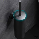 Brosse wc acier inoxydable noir
