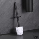 Brosse wc acier inoxydable noir